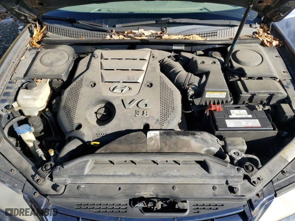 2007 Hyundai Azera SE with VIN KMHFC46F57A163182, listed as a Copart auction lot 37232464 with 194,239 mi miles and Non Repairable. Bid and sale history available at carsss.com. Image 11.