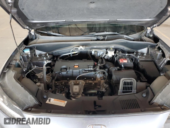 2024 Honda HR-V EX-L with VIN 3CZRZ1H76RM737373, listed as a Copart auction lot 58038925 with 14,857 mi miles and Salvage title. Bid and sale history available at DreamBid. Image 12.