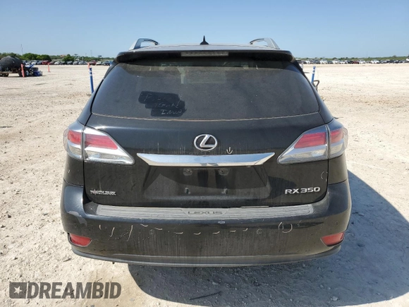 2013 Lexus RX 350 with VIN 2T2ZK1BA1DC130504, listed as a Copart auction lot 49137935 with 203,648 mi miles and Salvage Title. Bid and sale history available at DreamBid. Image 6.