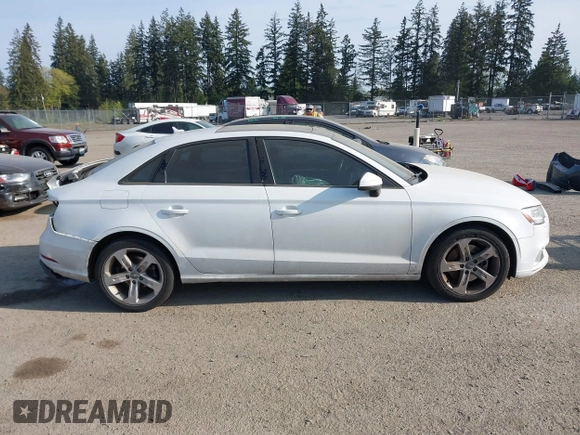 2017 Audi A3 Sedan Premium with VIN WAUAUGFF3H1037902, listed as a IAAI auction lot 42126759 with 155,425 mi miles. Bid and sale history available at carsss.com. Image 12.
