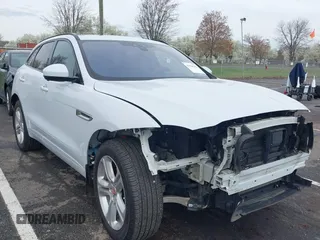 2017 Jaguar F-Pace S with VIN SADCM2BV9HA054526, listed as a IAAI auction lot 41966743 with 64,055 mi miles and . Bid and sale history available at DreamBid. Image 1.
