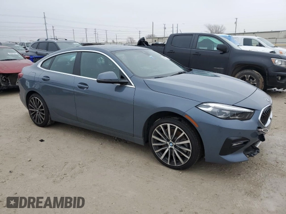 2021 BMW 2 Series 228i xDrive with VIN WBA73AK09M7H13999, listed as a Copart auction lot 39477774 with 40,076 mi miles. Bid and sale history available at carsss.com. Image 4.