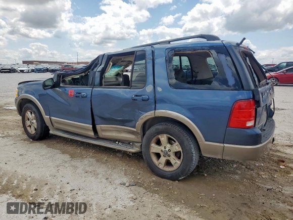 2003 Ford Explorer Eddie Bauer z VIN 1FMZU64K43ZB27338, wystawiony jako Copart lot #58319855 z przebiegiem Nie podano mil oraz Nie do naprawy • Non repairable. Historia ofert i sprzedaży dostępna na DreamBid. Obrazek 2.