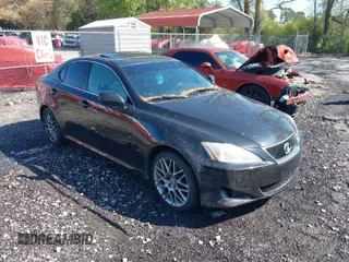 2006 Lexus IS 250 Manual with VIN JTHBK262462002871, listed as a IAAI auction lot 41992595 with 202,637 mi miles. Bid and sale history available at carsss.com. Image 1.