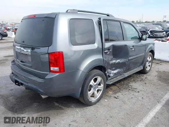 2013 Honda Pilot EX-L with VIN 5FNYF3H54DB010833, listed as a IAAI auction lot 41663424 with 108,264 mi miles and . Bid and sale history available at DreamBid. Image 4.