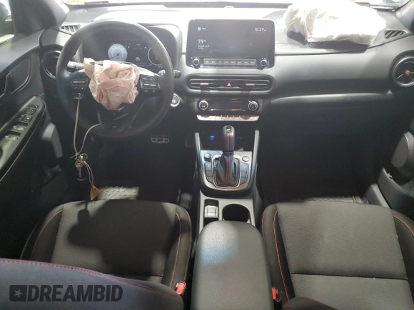 2022 Hyundai Kona N Line with VIN KM8K3CA35NU753190, listed as a Copart auction lot 62515424 with 51,110 mi miles and Salvage title. Bid and sale history available at DreamBid. Image 8.