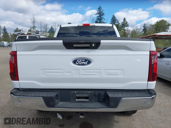 2024 Ford F-150 XLT with VIN 1FTFW3LD4RFA19847, listed as a IAAI auction lot 42082936 with 26,857 mi miles. Bid and sale history available at carsss.com. Image 16.