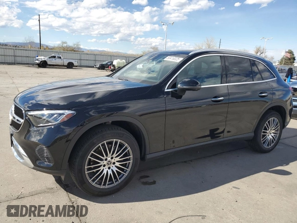 2024 Mercedes-Benz GLC with VIN W1NKM4HB9RF205605, listed as a Copart auction lot 50416325 with 7,209 mi miles and Salvage Title. Bid and sale history available at carsss.com. Image 1.