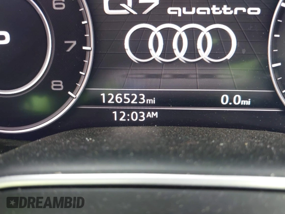 2018 Audi Q7 Prestige with VIN WA1VAAF76JD034803, listed as a IAAI auction lot 42141324 with 126,523 mi miles and . Bid and sale history available at DreamBid. Image 7.