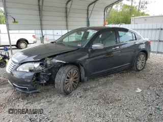 2012 Chrysler 200 Limited with VIN 1C3CCBCB5CN304885, listed as a Copart auction lot 51879335 with 124,575 mi miles and Salvage Title. Bid and sale history available at carsss.com. Image 1.