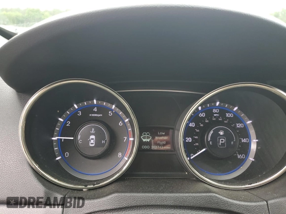 2013 Hyundai Sonata Limited with VIN 5NPEC4AC5DH566029, listed as a Copart auction lot 50945635 with 203,743 mi miles and Salvage Title. Bid and sale history available at DreamBid. Image 9.