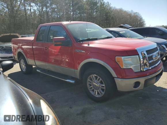 2009 Ford F-150 XLT with VIN 1FTRX12V69FB00678, listed as a Copart auction lot 49859845 with 68,312 mi miles and Salvage title. Bid and sale history available at DreamBid. Image 4.