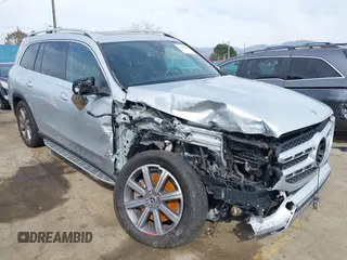 2020 Mercedes-Benz GLS 450 z VIN 4JGFF5KE2LA188979, wystawiony jako IAAI lot #41687936 z przebiegiem 68 536 mil mil oraz . Historia ofert i sprzedaży dostępna na DreamBid. Obrazek 1.