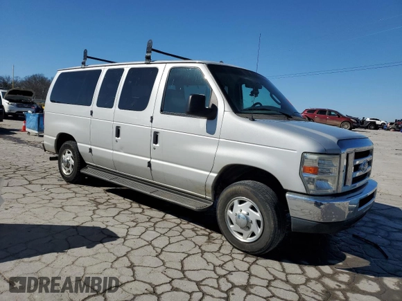 2008 Ford Econoline Passenger XL with VIN 1FMNE11L98DB45835, listed as a Copart auction lot 46355145 with 3,226,822 mi miles and Salvage title. Bid and sale history available at DreamBid. Image 4.