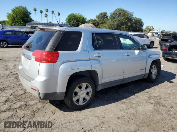 2010 GMC Terrain SLE-1 with VIN 2CTALBEW2A6239101, listed as a Copart auction lot 67800034 with 190,337 mi miles and Salvage Title. Bid and sale history available at DreamBid. Image 3.