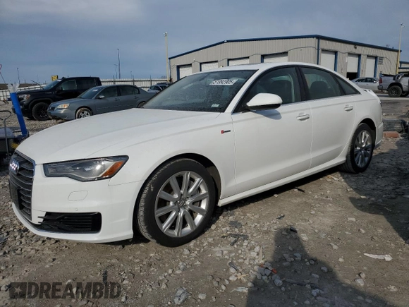 2016 Audi A6 Premium Plus with VIN WAUFGAFC7GN005199, listed as a Copart auction lot 51992905 with 87,535 mi miles and Salvage Title. Bid and sale history available at DreamBid. Image 1.