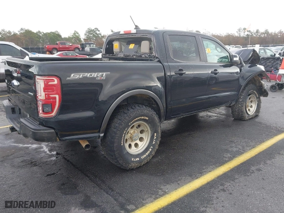 2019 Ford Ranger XL with VIN 1FTER4FH1KLA58099, listed as a IAAI auction lot 40887950 with 29,804 mi miles. Bid and sale history available at carsss.com. Image 4.