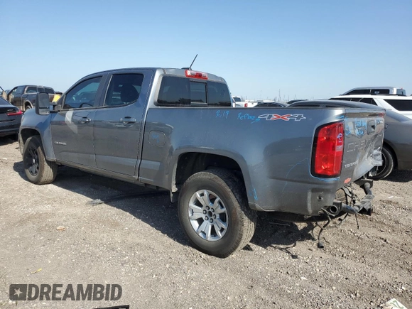 2022 Chevrolet Colorado 4WD LT с VIN 1GCGTCEN7N1242409, выставлен на аукционе Copart как лот 52299485 с пробегом 45 327 миль миль и Списание • Salvage title. История ставок и продаж доступна на DreamBid. Изображение 2.