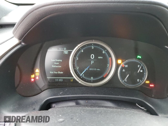 2018 Lexus RX 350 with VIN 2T2BZMCAXJC149187, listed as a Copart auction lot 84088384 with 89,310 mi miles and Salvage Title. Bid and sale history available at DreamBid. Image 9.