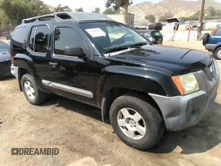 2005 Nissan Xterra S with VIN 5N1AN08W35C614783, listed as a IAAI auction lot 31092059 with 156,244 mi miles and . Bid and sale history available at DreamBid. Image 1.