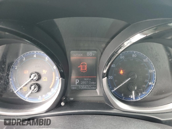 2014 Toyota Corolla L with VIN 2T1BURHE3EC205794, listed as a Copart auction lot 59526185 with 108,432 mi miles and Salvage title. Bid and sale history available at DreamBid. Image 9.