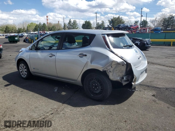2014 Nissan LEAF SL with VIN 1N4AZ0CP2EC335954, listed as a Copart auction lot 53363845 with 73,436 mi miles and Salvage Title. Bid and sale history available at DreamBid. Image 2.