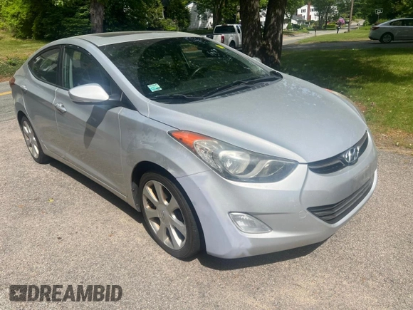 2013 Hyundai Elantra GLS с VIN KMHDH4AE2DU83581, выставлен на аукционе Copart как лот 59219095 с пробегом 154 778 миль миль и Чистый • Clean title. История ставок и продаж доступна на DreamBid. Изображение 1.