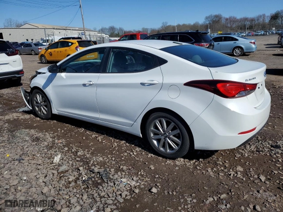 2016 Hyundai Elantra SE with VIN 5NPDH4AE6GH768865, listed as a Copart auction lot 51104115 with 90,995 mi miles and Salvage Title. Bid and sale history available at carsss.com. Image 2.