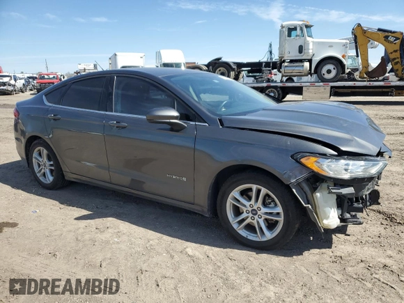 2018 Ford Fusion Hybrid SE with VIN 3FA6P0LU2JR274425, listed as a Copart auction lot 47828885 with 0 mi miles and Salvage Title. Bid and sale history available at carsss.com. Image 4.