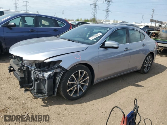 2015 Acura TLX Technology with VIN 19UUB3F52FA007911, listed as a Copart auction lot 53908675 with 119,995 mi miles and Salvage title. Bid and sale history available at DreamBid. Image 1.