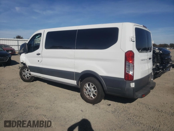 2016 Ford Transit Wagon XL with VIN 1FMZK1YM9GKB28861, listed as a Copart auction lot 77015814 with 111,384 mi miles and Salvage Title. Bid and sale history available at carsss.com. Image 2.