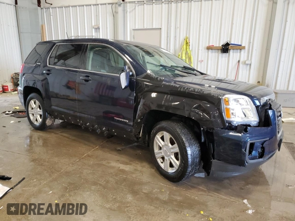 2016 GMC Terrain SLE with VIN 2GKALMEK9G6313017, listed as a Copart auction lot 51452365 with 153,811 mi miles and Non Repairable. Bid and sale history available at DreamBid. Image 4.