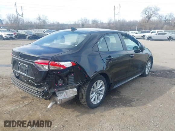 2024 Toyota Corolla LE with VIN 5YFB4MDE8RP201772, listed as a IAAI auction lot 41837900 with 8,277 mi miles and . Bid and sale history available at carsss.com. Image 6.