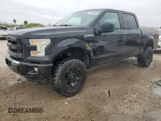 2016 Ford F-150 XL with VIN 1FTEW1CG9GFA15686, listed as a Copart auction lot 45207565 with 154,584 mi miles and Salvage Title. Bid and sale history available at carsss.com. Image 1.