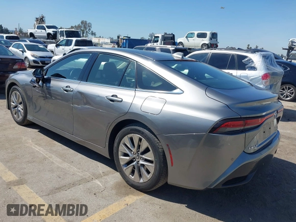 2023 Toyota Mirai XLE with VIN JTDAAAAA5PA007674, listed as a IAAI auction lot 41845185 with 18,170 mi miles. Bid and sale history available at carsss.com. Image 3.