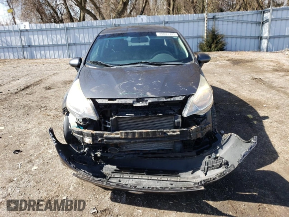 2013 Kia Rio LX with VIN KNADM4A30D6235780, listed as a Copart auction lot 49041725 with 190,529 mi miles and Clean Title. Bid and sale history available at carsss.com. Image 5.