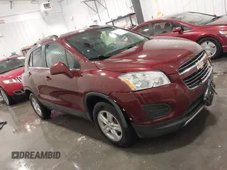 2016 Chevrolet Trax LT with VIN 3GNCJPSB4GL275165, listed as a IAAI auction lot 41883722 with 76,592 mi miles. Bid and sale history available at carsss.com. Image 13.