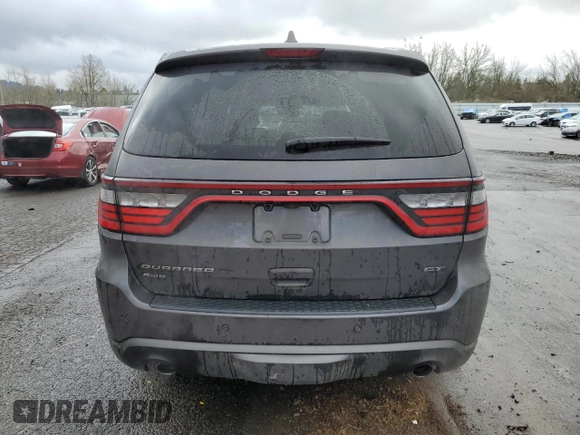 2017 Dodge Durango GT with VIN 1C4RDJDG5HC871754, listed as a Copart auction lot 47498285 with 66,040 mi miles and Salvage Title. Bid and sale history available at carsss.com. Image 6.