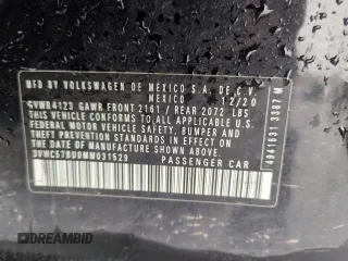 2021 Volkswagen Jetta S z VIN 3VWC57BU0MM031529, wystawiony jako Copart lot #53913505 z przebiegiem 46 664 mil mil oraz Szkoda całkowita • Salvage title. Historia ofert i sprzedaży dostępna na DreamBid. Obrazek 13.