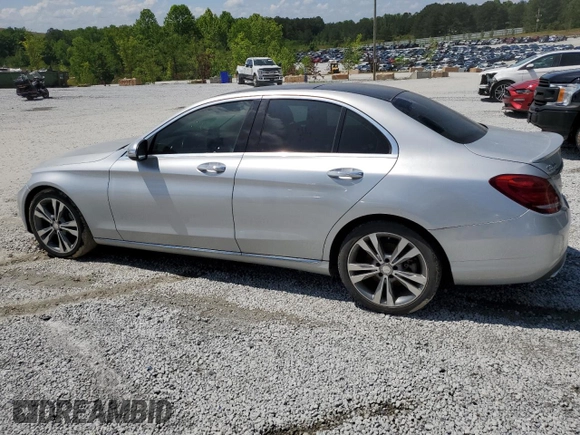 2015 Mercedes-Benz C 300 with VIN 55SWF4JB1FU077291, listed as a Copart auction lot 56153025 with 62,000 mi miles and Clean Title. Bid and sale history available at DreamBid. Image 2.