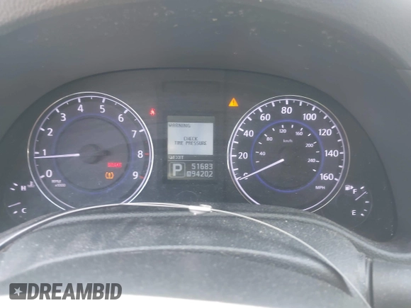 2015 Infiniti Q40 with VIN JN1CV6AR9FM521804, listed as a IAAI auction lot 41910078 with 51,683 mi miles. Bid and sale history available at carsss.com. Image 7.
