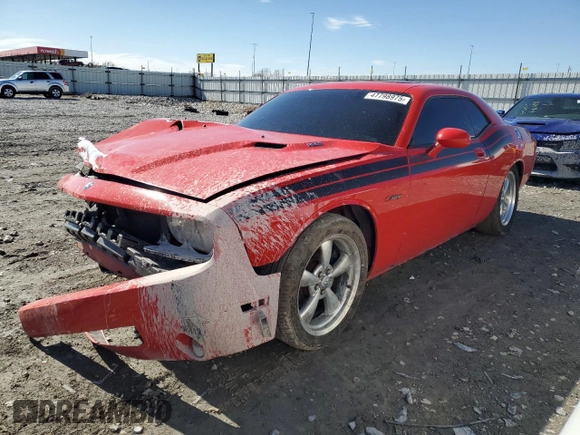 2010 Dodge Challenger R/T z VIN 2B3CJ5DT9AH113908, wystawiony jako Copart lot #47798975 z przebiegiem 137 153 mil mil oraz Szkoda całkowita • Salvage title. Historia ofert i sprzedaży dostępna na DreamBid. Obrazek 1.