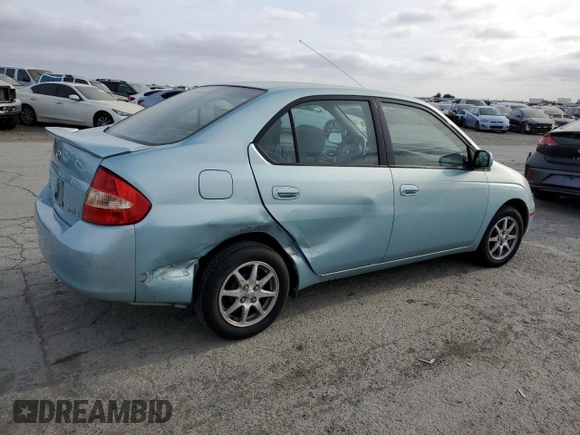 2002 Toyota Prius with VIN JT2BK18U920056546, listed as a Copart auction lot 52028115 with 61,864 mi miles and Salvage Title. Bid and sale history available at DreamBid. Image 3.