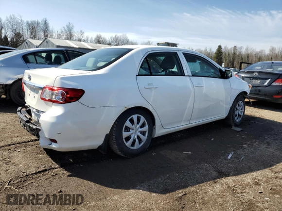 2013 Toyota Corolla L with VIN 2T1BU4EE5DC985819, listed as a Copart auction lot 48296265 with 300,310 mi miles and Salvage Title. Bid and sale history available at carsss.com. Image 3.