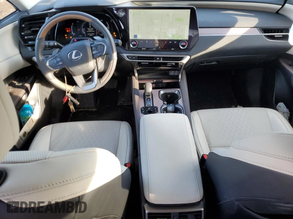 2024 Lexus RX with VIN 2T2BAMCAXRC058214, listed as a Copart auction lot 48623255 with 17,585 mi miles and Salvage Title. Bid and sale history available at carsss.com. Image 8.