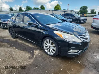 2013 Hyundai Azera z VIN KMHFH4JG4DA311870, wystawiony jako Copart lot #65090225 z przebiegiem 271 082 mil mil oraz Czysty tytuł • Clean title. Historia ofert i sprzedaży dostępna na DreamBid. Obrazek 4.