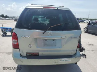2003 Mazda MPV LX with VIN JM3LW28AX30369643, listed as a Copart auction lot 65802104 with 146,052 mi miles and Salvage Title. Bid and sale history available at carsss.com. Image 6.