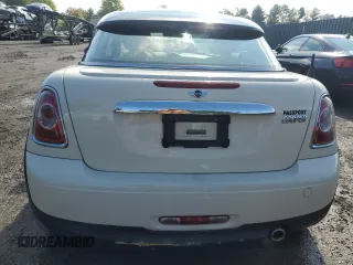 2012 MINI Cooper Coupe with VIN WMWSX1C52CT164027, listed as a Copart auction lot 74329124 with 0 mi miles and Clean Title. Bid and sale history available at carsss.com. Image 6.