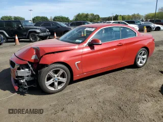 2015 BMW 4 Series 428i xDrive with VIN WBA3V9C57F5A78636, listed as a Copart auction lot 55234555 with 49,384 mi miles and Salvage Title. Bid and sale history available at DreamBid. Image 1.