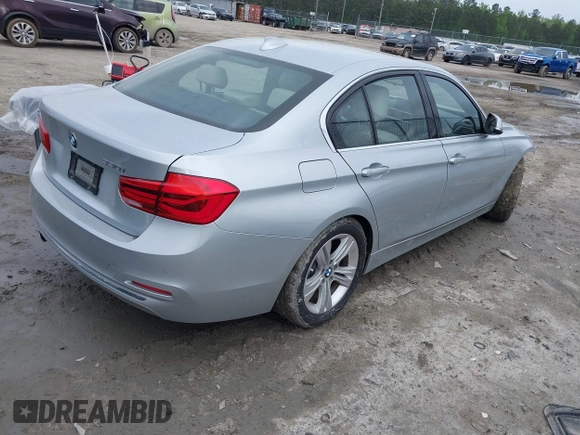 2017 BMW 3 Series 330i with VIN WBA8B9G38HNU56566, listed as a IAAI auction lot 41961845 with 63,353 mi miles. Bid and sale history available at carsss.com. Image 4.